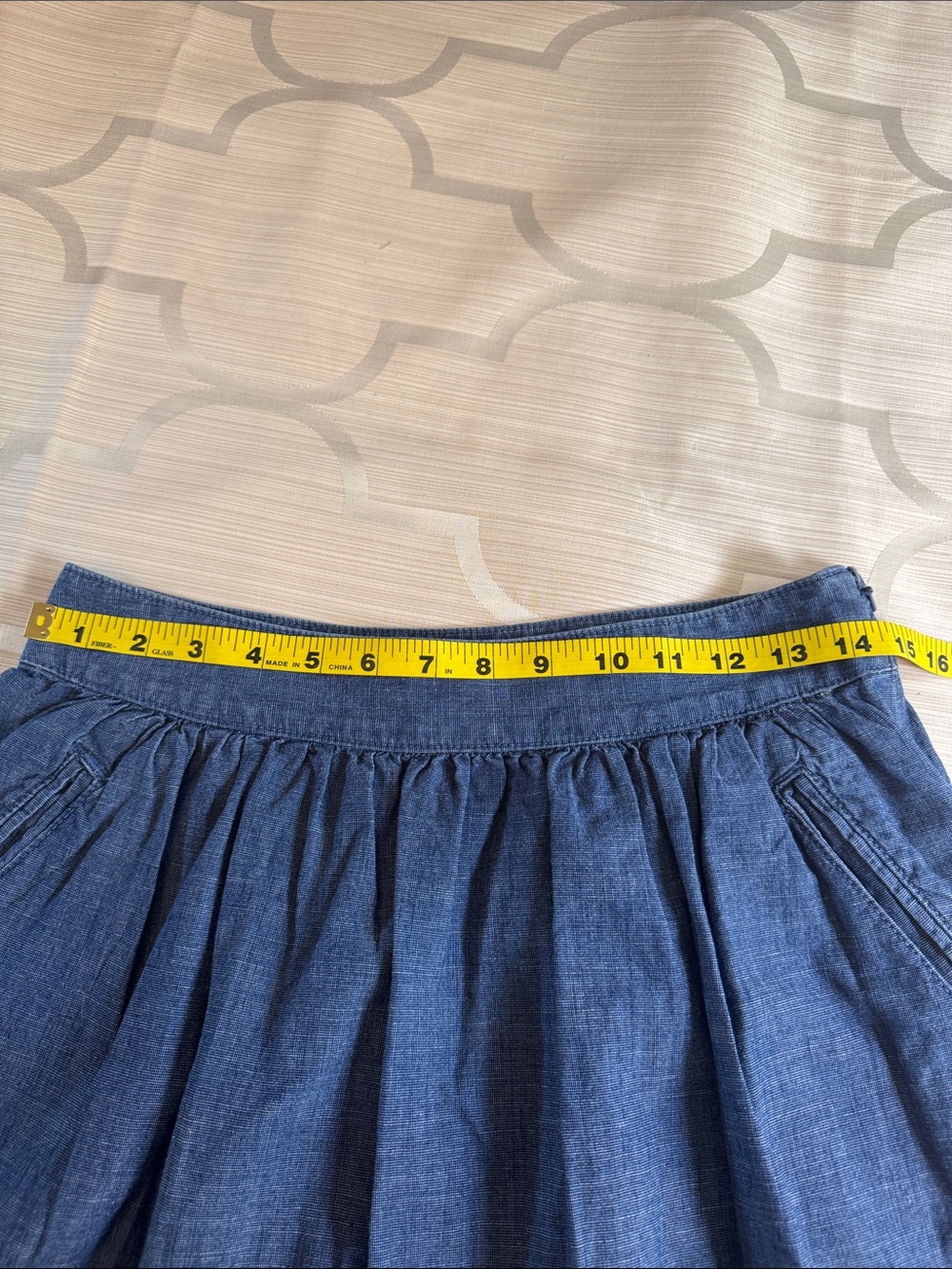 Banana Republic Denim-Blue Full Circle Skirt - Picture 4 of 7